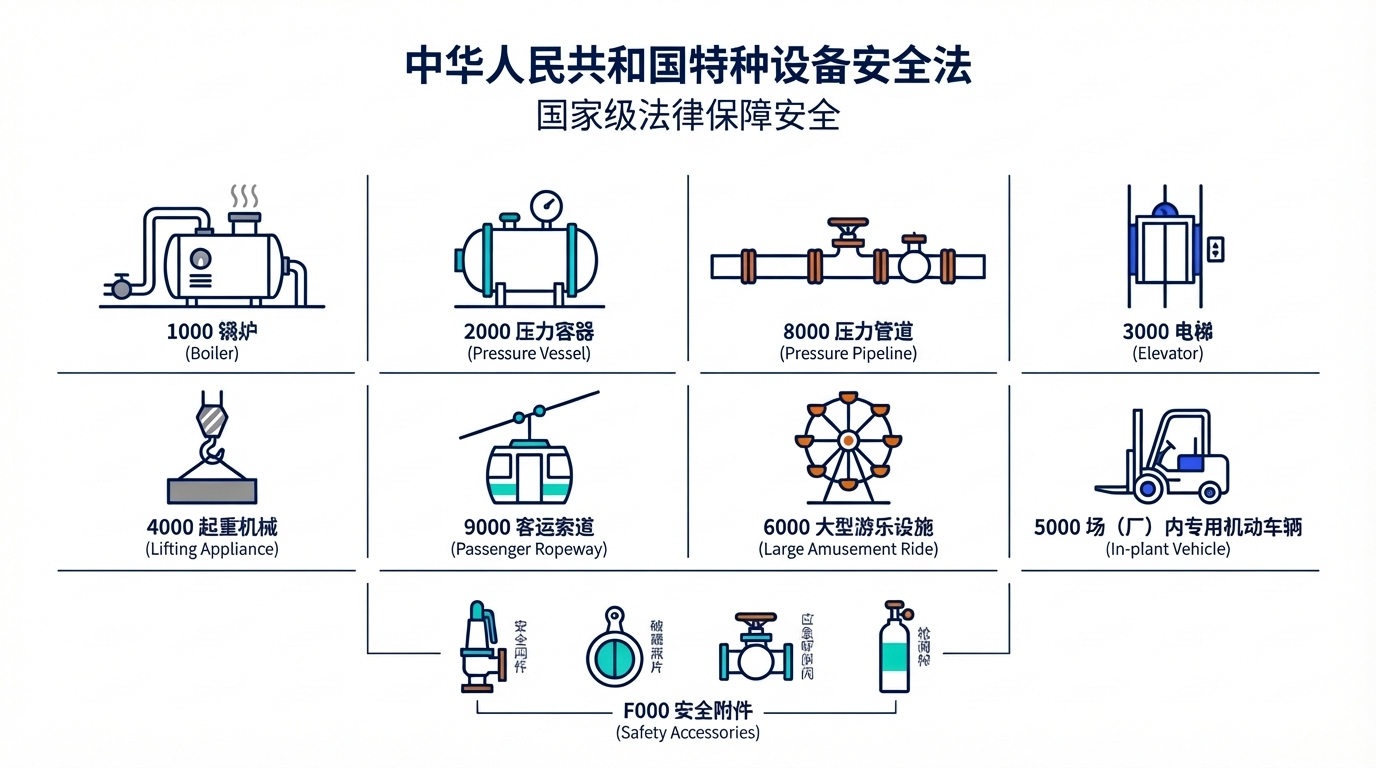 特种设备安全法目录管理的主要类别