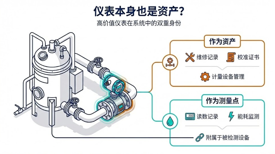 高价值仪表既是资产也是测量点