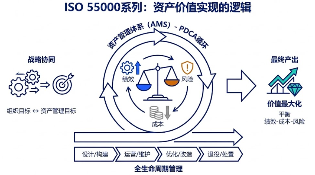 ISO 55000 系列:资产价值实现的逻辑