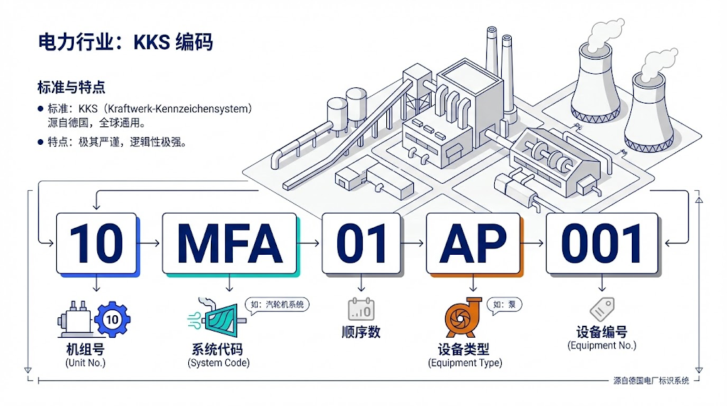 电力行业 KKS:功能位置编码结构